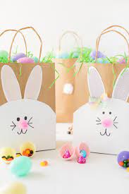 You might even have these basic materials at hand. Easter Bunny Paper Bags Made To Be A Momma