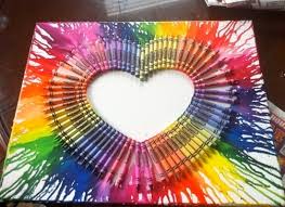 How to draw & create beautiful things this is only one of my bunch of collections with diy ideas! Melted Crayon Art Diy Art Projects