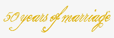 A wedding anniversary is a beautiful day which comes only once every year. 50th Anniversary Clipart Golden Anniversary Clip Art Png Image Transparent Png Free Download On Seekpng