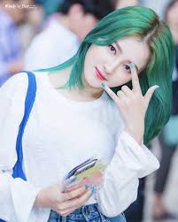 Nancy 180613 Green Hair Girl Green Hair Nancy Momoland