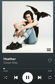 Tt comes from conan grey's debut album, kid krow. Heather By Conan Gray Frankly Wearing