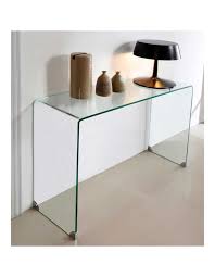 Vous ne resterez pas de marbre devant cette table console en miroir orient ! Table Console En Verre