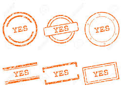 はい、スタンプのイラスト素材・ベクター Image 33256708