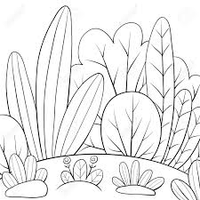 How are zen and anti stress coloring pages for adults? A Nature Landscape Image For Relaxing Activity A Coloring Book Page Royalty Free Cliparts Vectors And Stock Illustration Image 148720747