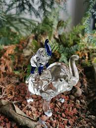 Krisinine Crystal Elephant Figurines