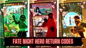 Creates an anvil that when activated grants you a random negative or positive magical effect on an item. Fate Night Hero Return Codes November 2021