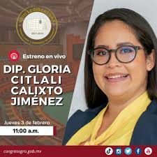 Entrevista con la diputada Gloria Citlali Calixto Jiménez