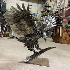 N Fannick Sculptor On Instagram A New Commission Art Work For An International Company This Scrap Recycled Metal Art Scrap Metal Art Metal Art Projects