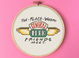 Friends Central Park Cross Stitch Pattern The Place Where Etsy Cross Stitch Stitch Patterns Cross Stitch Patterns