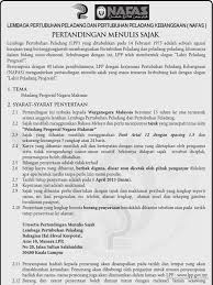 Hakcipta terpelihara © 2020 lembaga perindustrian kayu malaysia (mtib). Sajak