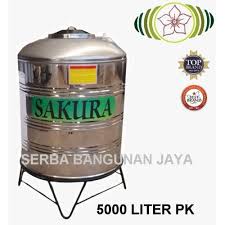 Jika agak jauh dari jalan yang membutuhkan sambungan pipa panjang, harganya bisa mencapai rp 150 ribu. Jual Sakura 5000 Ltr Stainless Steel Water Tank Toren Tangki Air Kota Bandung Serba Bangunan Jaya Tokopedia