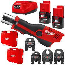 Viega propress tools — 8 products / 72 models — page 1. Milwaukee M12hpt 1532k 12v 2 0ah Li Ion Cordless Force Logic Press Tool Combo Kit