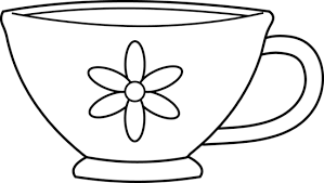 Black And White Teapot Clipart Cute Teacup Coloring Page Free Clip Art Tea Cups Free Clip Art Clip Art