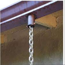 Homemade Rain Chain Rain Chains A Decorative Alternative To Gutter Downspouts Rain Chain Rain Chain Aluminum Rain Chains Rain Gutter Chains