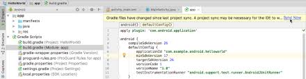 Public string hello = hello world } }. Android Fundamentals 01 1 Android Studio And Hello World