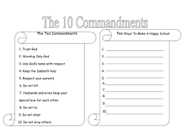 These fun, printable activities are a great way to help young students learn the 10 commandments. 10 Commandments Teaching Resources