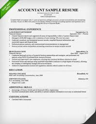 accountant resume sample sample resumes