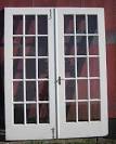 Interior french door hardware -