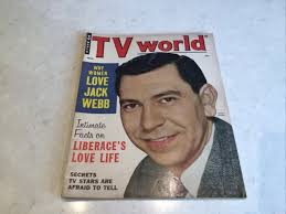 TV WORLD MAGAZINE March 1955 Jack Webb Liberace $23.00