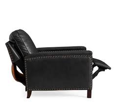 Carmine leather pushback recliner, blackby abbyson living. Tyler Leather Square Arm Recliner Leather Recliner Recliner Swivel Recliner