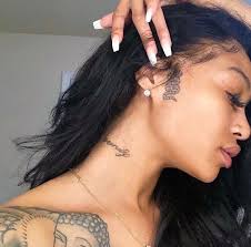 Truubeautys Neck Tattoos Women Face Tattoos For Women Small Face Tattoos