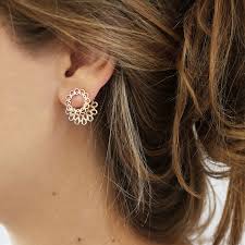 Gold Ohr Jacke Ohrring Oder Sterlings Silber Ohrstecker Hochzeit Ohrringe Braut Ohrringe Mandala Oh Ear Jacket Earring Silver Earrings Studs Bride Earrings