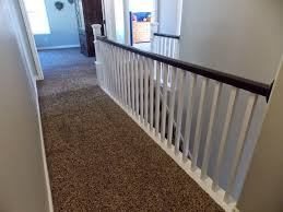 If you are ripping up any type of floor covering, you might be thrilled to discover beautiful hardwood underneath. Remodelaholic Stair Banister Renovation Using Existing Newel Post And Handrail