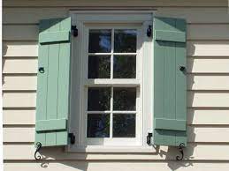 Our wood shutters will provide the perfect accent to your home's exterior. Building The French Farmhouse A Study Of French Shutters Shutters Exterior Window Shutters Exterior Outdoor Shutters