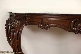 French Rosewood Antique 1870 S Hall Console Table Marble Top Hall Console Table Console Table Marble Top