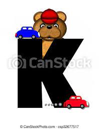 Automakers, sports car brands and supercar names that start with i. Alphabet Teddy Playing Cars K The Letter K In The Alphabet Set Teddy Playing Cars Is Black And Is Decorated With A Teddy Canstock