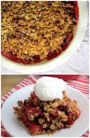 Apple Raspberry Crisp An Amazing Twist On The Classic Apple Crisp Http Www Babaganosh Org Apple Raspberry Cr Apple Crisp No Oats Toppings Raspberry Crisp