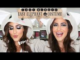 easy last minute elephant makeup for