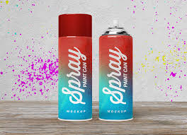 Download Free Spray Paint Can Mockup Psd Good Mockups