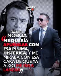 🇪🇨 Durante una entrevista para Radio Canela Guayaquil, el Presidente y  candidato Daniel Noboa, criticó a su rival Luisa González, tras el debate  presidencial, calificando sus acusaciones como una “fanesca” sin pruebas.