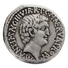 Marc & Lucius Antony AR Denarius 41 B.C.