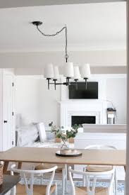 Spray Painting A Light Fixture Black For The Dining Room The Diy Playbook