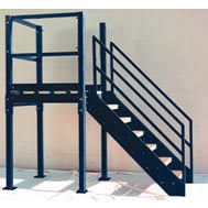 Engineered to your specific need. Steel Stair Landings And Platforms Prefabricated Stair Landings Prefabricated Aluminum Stair Landing Steel Stairs Aluminum Stairs Osha Stairway Boca Stairs