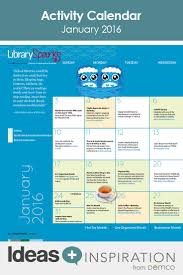 Activity Calendar January 2016 January Activities Activities Community Engagement