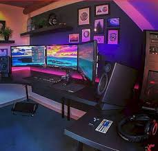 Pin By Hayalin Ne On Gamers Computer Gaming Room Video Game Rooms Room Setup