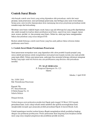 Lantas bagaimana caranya menulis polite email in english? Contoh Surat Bisnis
