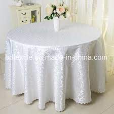 We provide the finest quality of products in a wide assortment of categories, including wedding tablecloths, black linen tablecloth, white round tablecloths, and more. China Wedding Table Cloth 108inches Jacquard Round Table Cover China Table Clothes And Tablecloth Price