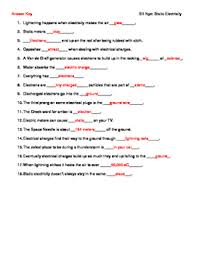 Free bill nye worksheets provide questions for students to answer during the videos. Video Worksheet Movie Guide For Bill Nye Static Electricity Tpt