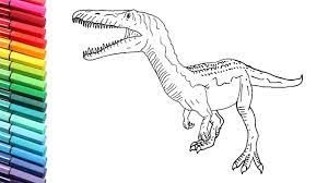 You can download and print this jurassic world baryonyx coloring pages,then color it with your kids or share with your friends. How To Draw Jurrasic World New Dinosaur Baryonyx Dinosaurs Color Pages For Kids Youtube