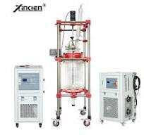 Jacket Heating 5L Bioreactor Lab Glass Tubular Reactor ...