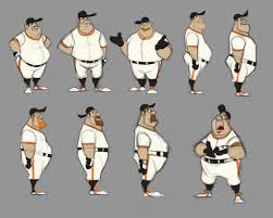 Baseball Player Design Concepts Cartoon Character Design Character Design Animation Illustration Character Design