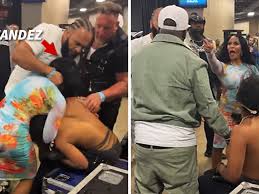 Joseline Hernandez Beats Up Big Lex Backstage at Mayweather Fight