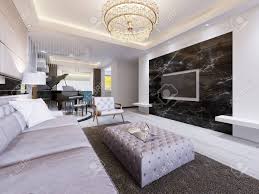 Explore the best ideas for luxurious marble wall for living room at the architecture design. Built In Tv On The Wall In The Luxurious Living Room Black Marble Stock Photo Picture And Royalty Free Image Image 113380652