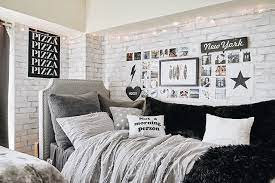 Black White And Silver Www Dormify Com Girls Dorm Room Dorm Room Designs Dorm Room Inspiration