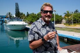 John mcafee, mcafee associates founder and mgt capital chief executive officer, comments on showtime documentary film's gringo: 2pbp N5r5qutwm