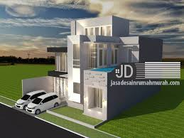Sharing rencana pembanguan dengan client 4. Jasa Desain Rumah Modern Kontemporer Bapak Irfan Hendrawan Di Balikpapan